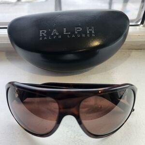 Ralph Lauren Brown Sunglasses with Case